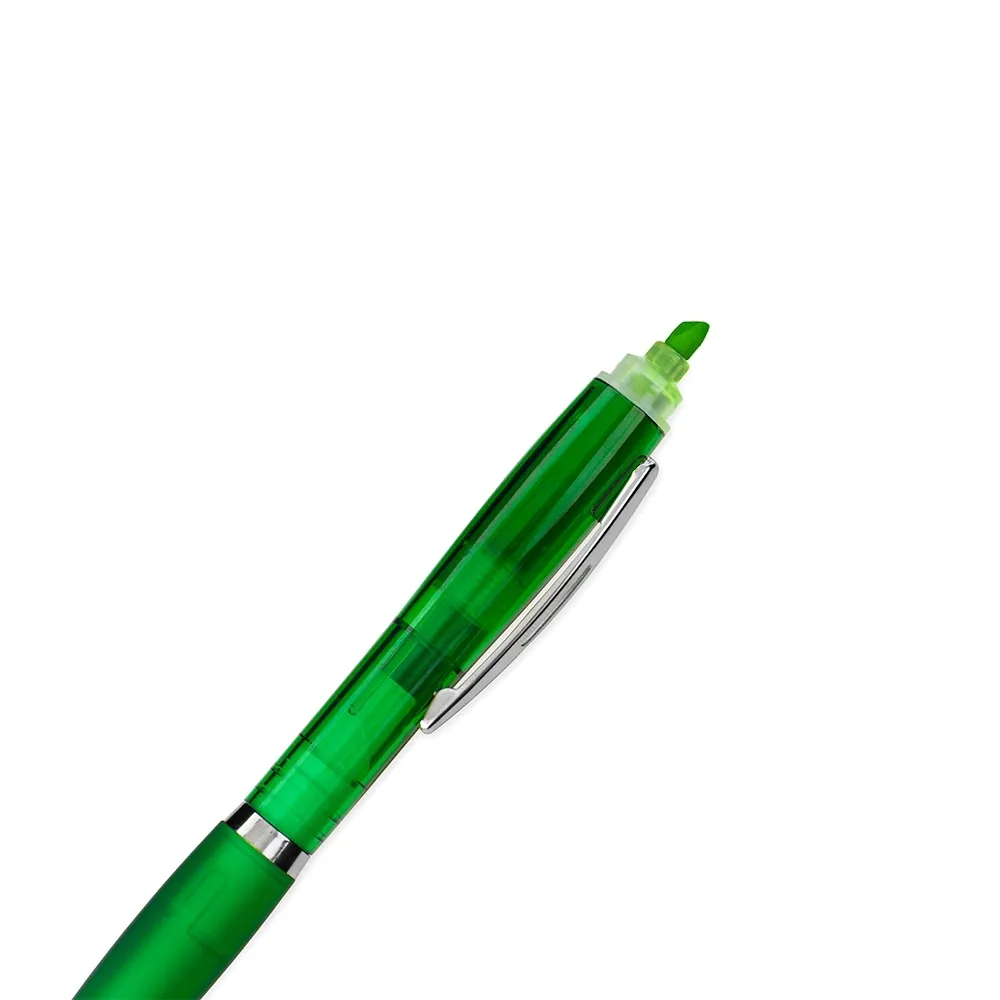 Caneta Plástica com Marca-Texto - Thumbnail 8