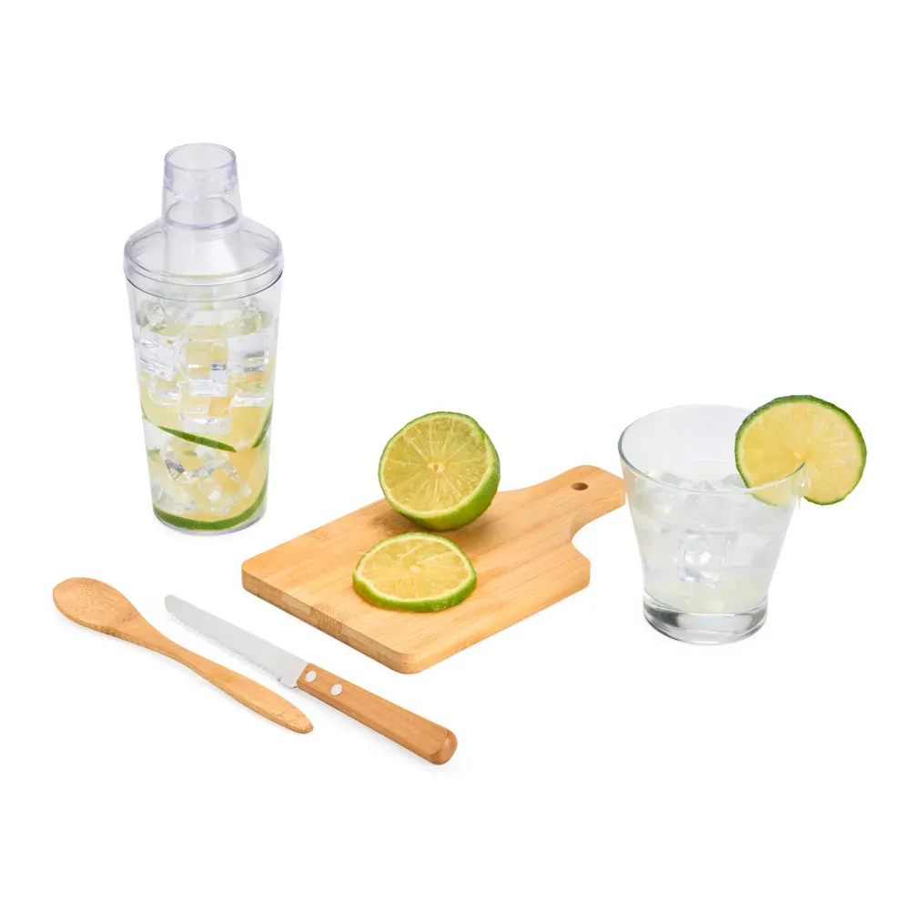 Kit Para Caipirinha Com Coqueteleira - 5 Pçs - Thumbnail 3