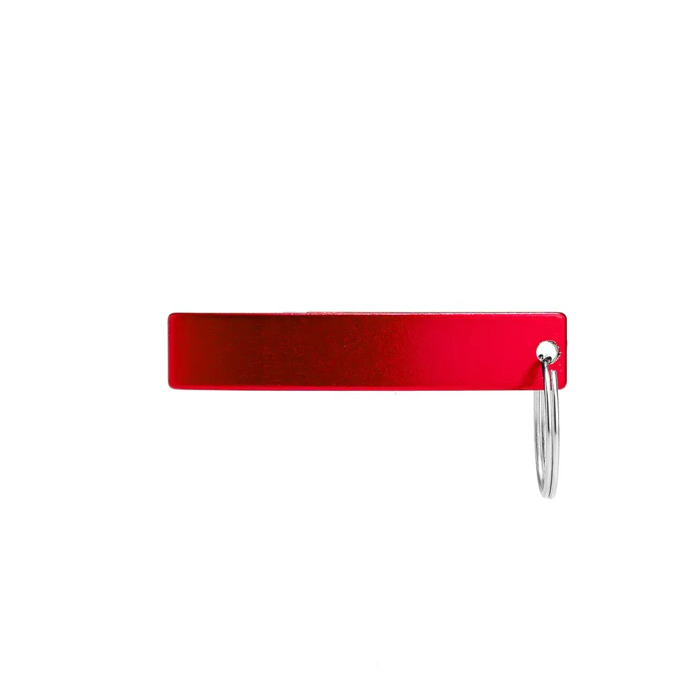 Chaveiro Em Alumínio Abridor De Garrafa - Vermelho - Thumbnail 4
