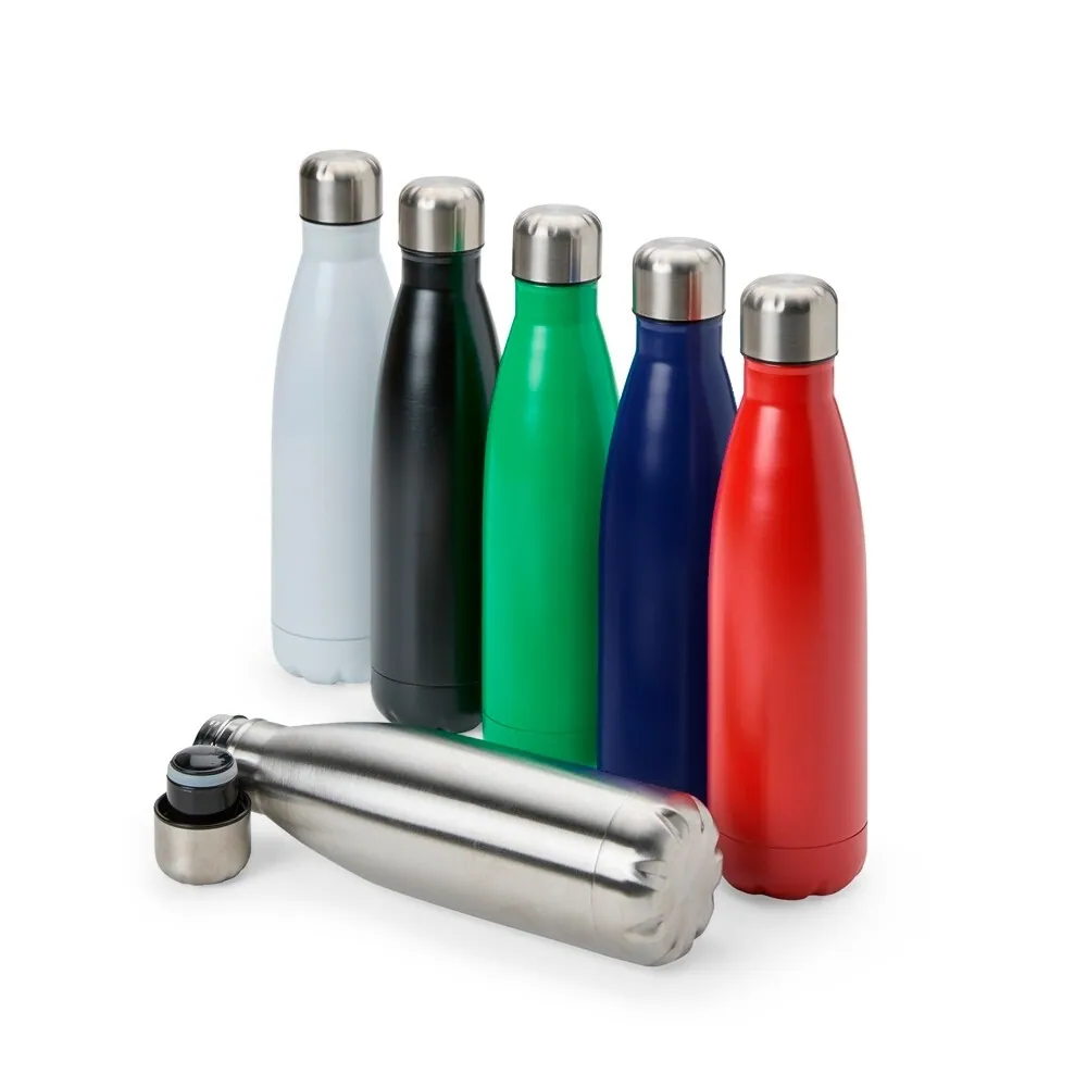 Garrafa Térmica Com Tampa Inox 500ml - Thumbnail 2