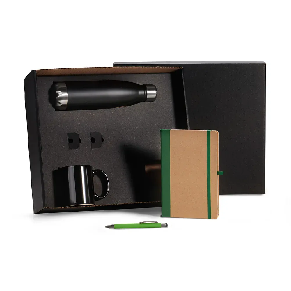 Kit Escritório - Verde - 4 Pçs - Thumbnail 2