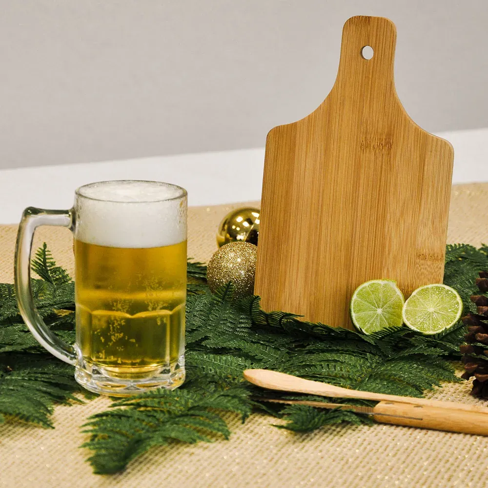 Kit Para Caipirinha E Chopp Em Bambu / Madeira- 4 Pçs - Thumbnail 2