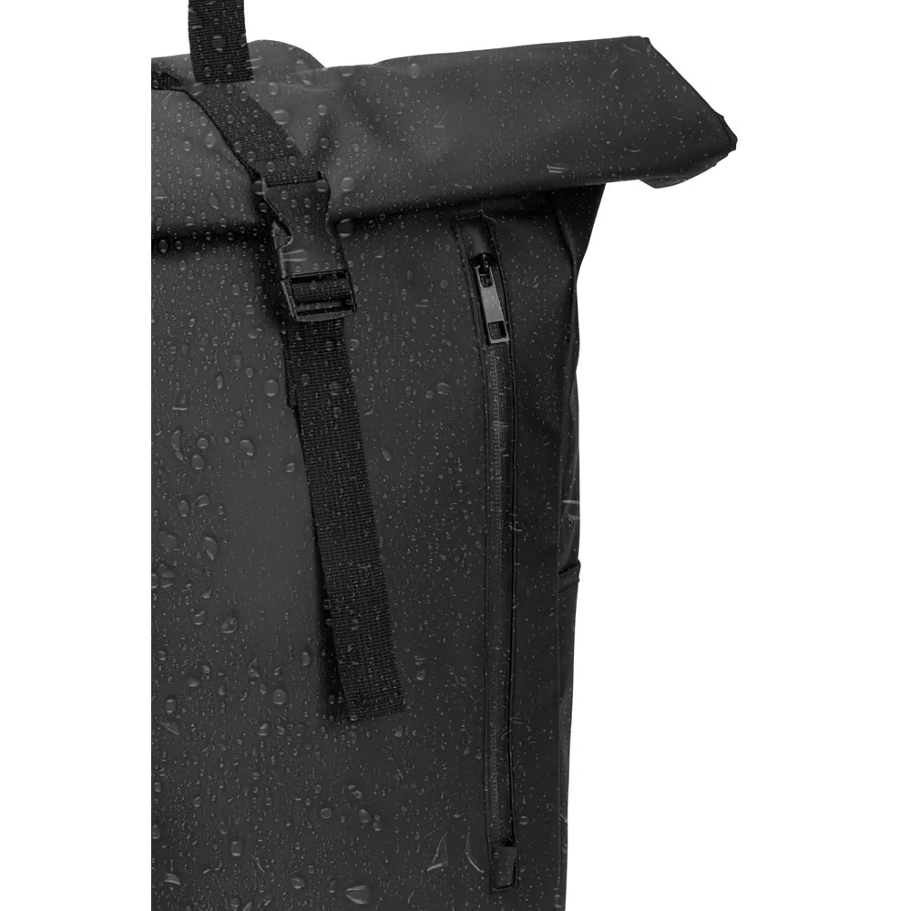 OSASCO BPACK. Mochila "Roll top" (14") em poliéster reciclado 600D de alta densidade com revestimento resistente à água (20 L) - Thumbnail 9