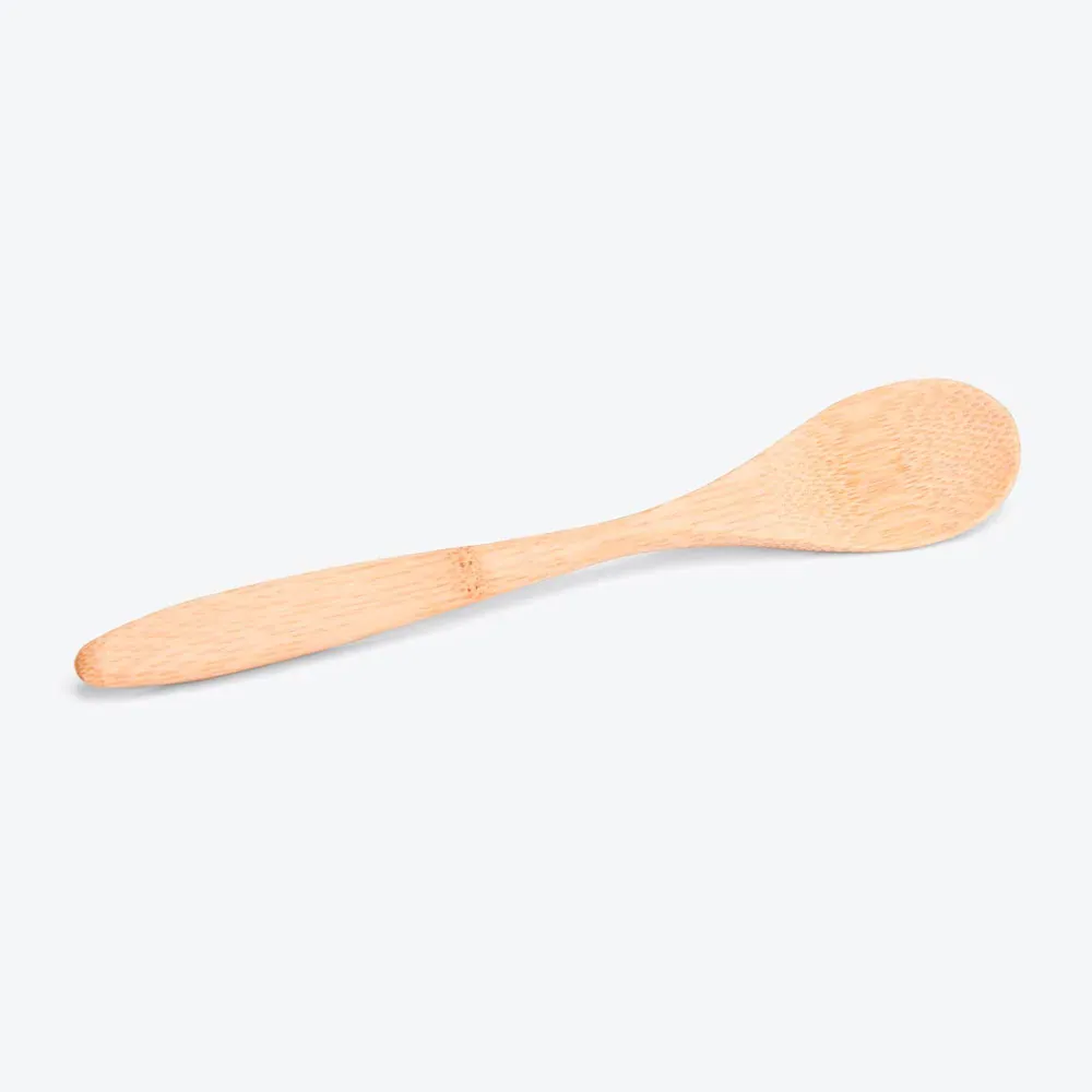 Cumbuca Em Bambu Com Colher De 18Cm 400Ml - Thumbnail 2
