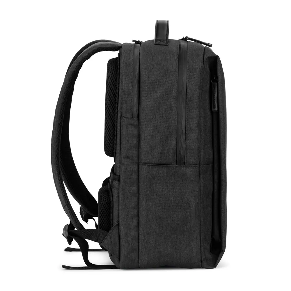 GLASGOW. Mochila para notebook (17.3") em poliéster reciclado de alta densidade 600D (20L) - Thumbnail 5