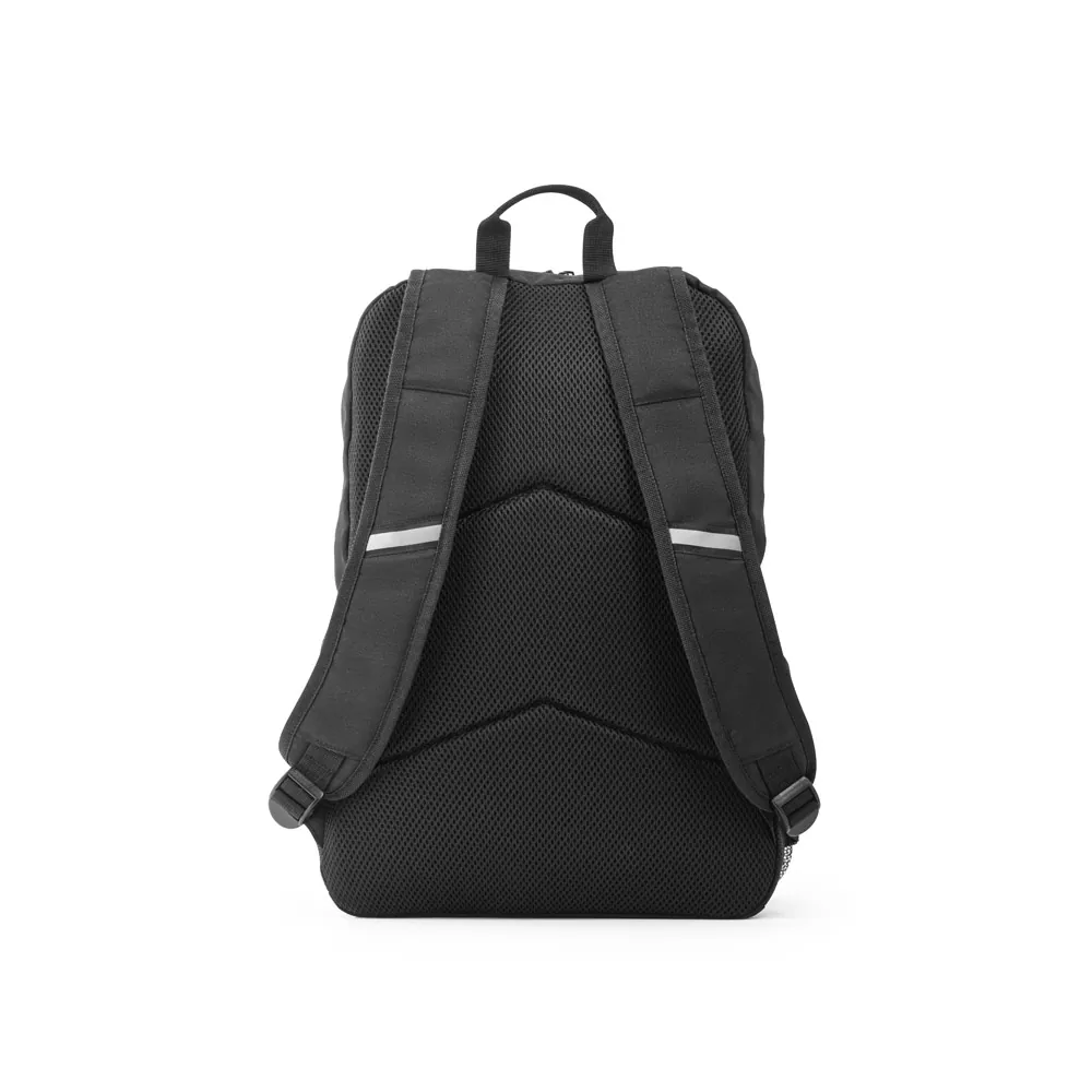 DELFOS BACKPACK. Mochila para notebook (15.6") em poliéster reciclado 300D e poliéster reciclado 600D, com elementos refletores (18 L) - Thumbnail 3