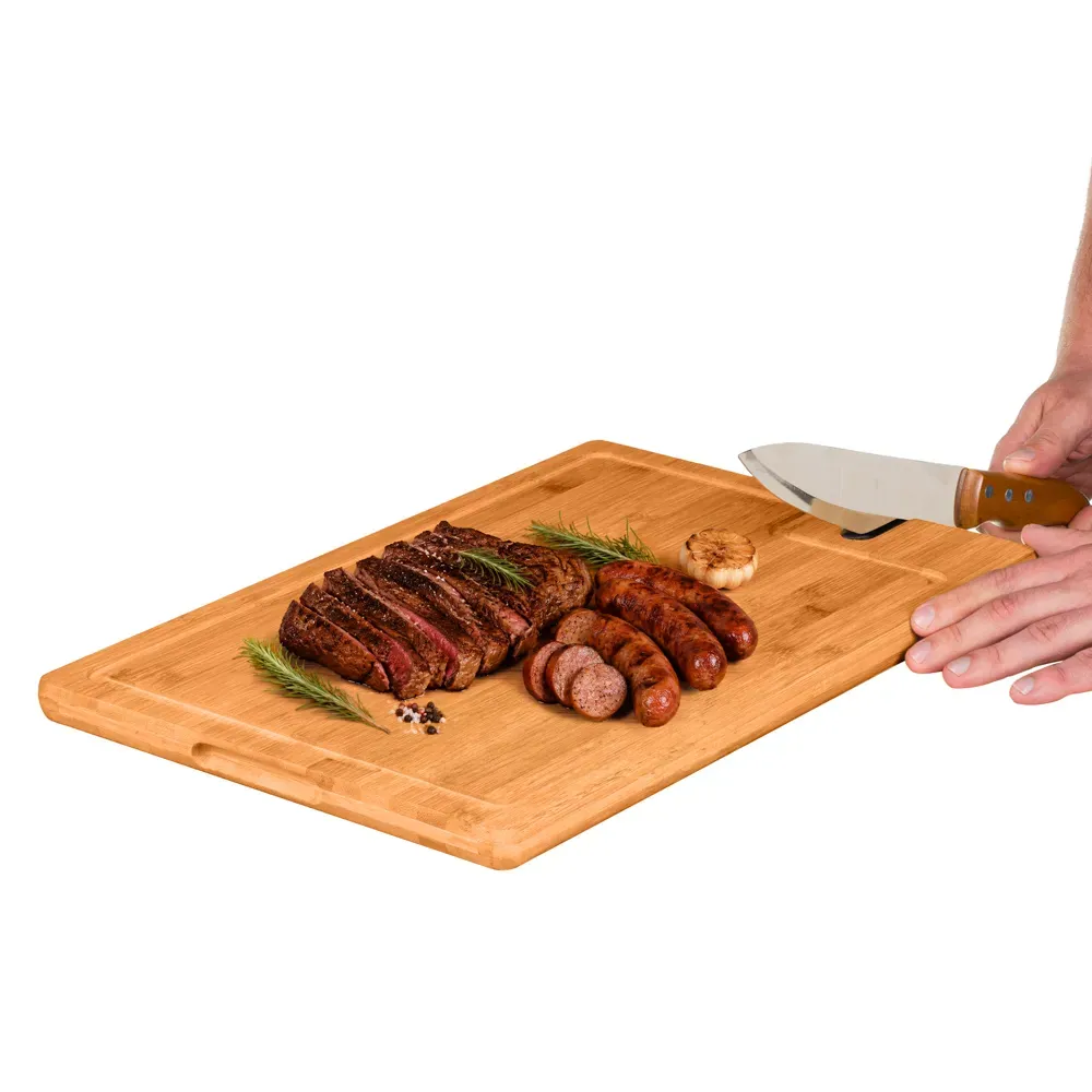 Tábua Premium Para Churrasco Com Amolador - Thumbnail 6