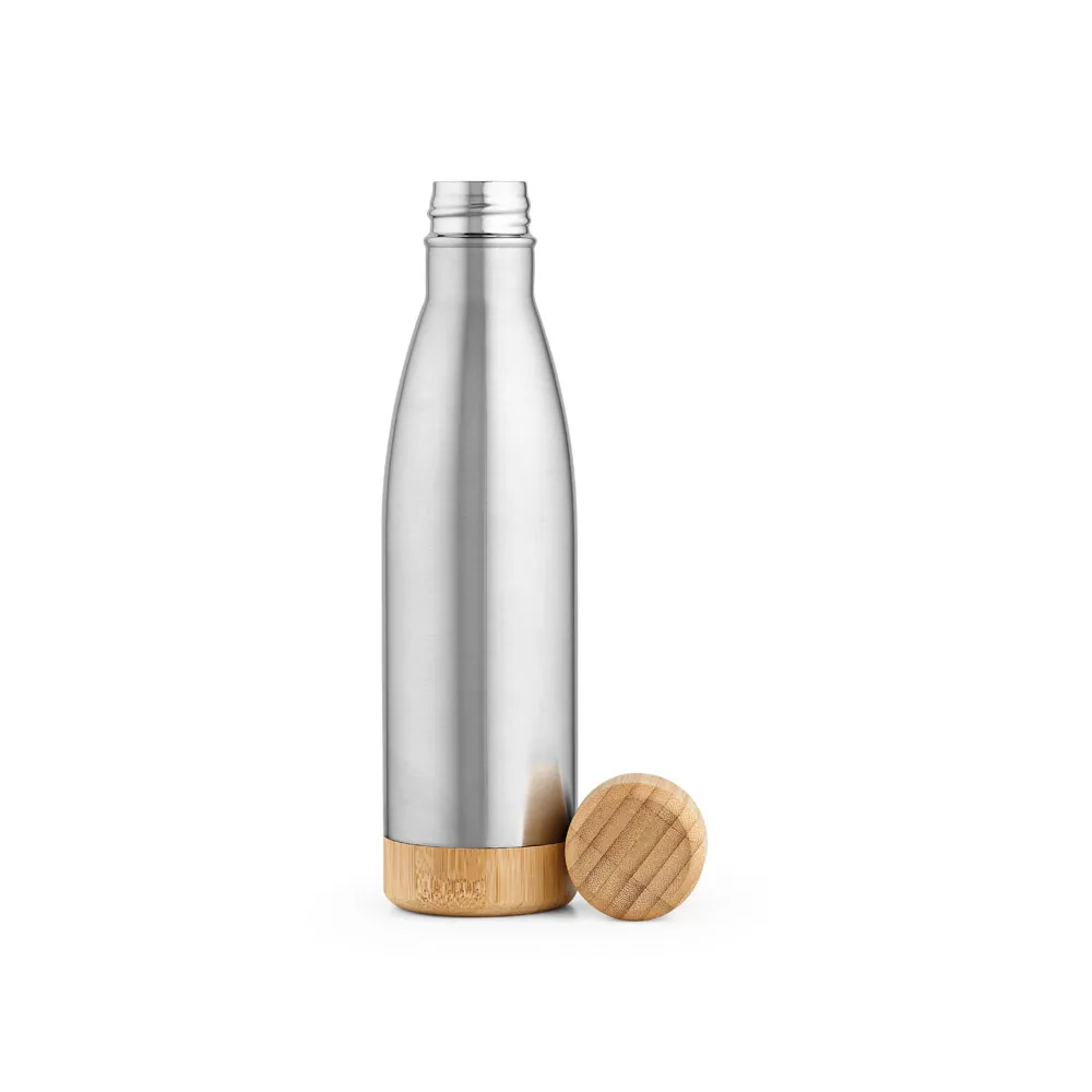 BROMELL 550. Garrafa térmica em aço inox 90% reciclado de parede dupla isolada a vácuo (550 mL) - Thumbnail 2