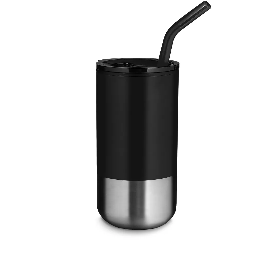Copo Inox com Canudo 500ml - Thumbnail 4