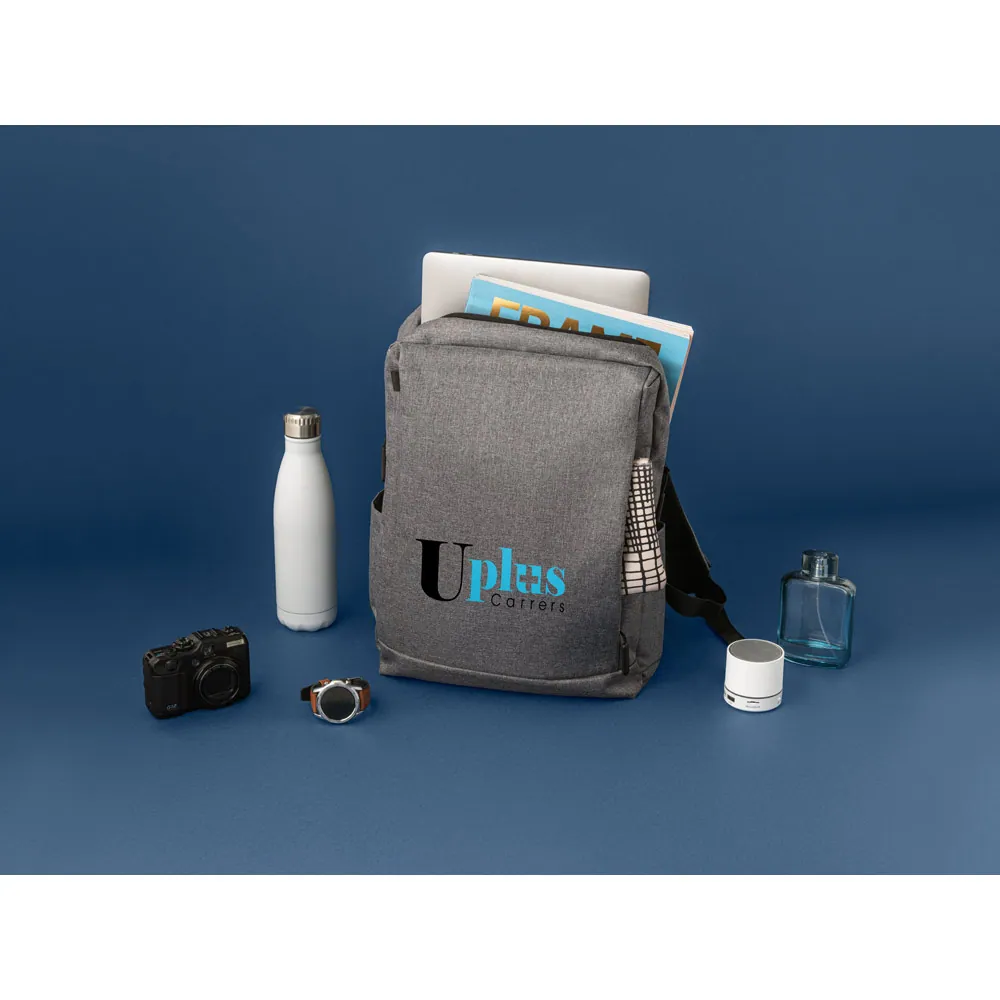 WLLINGTON. Mochila para notebook (15.6") com 2 divisórias almofadadas, em 300D de alta densidade (14 L) - Thumbnail 11