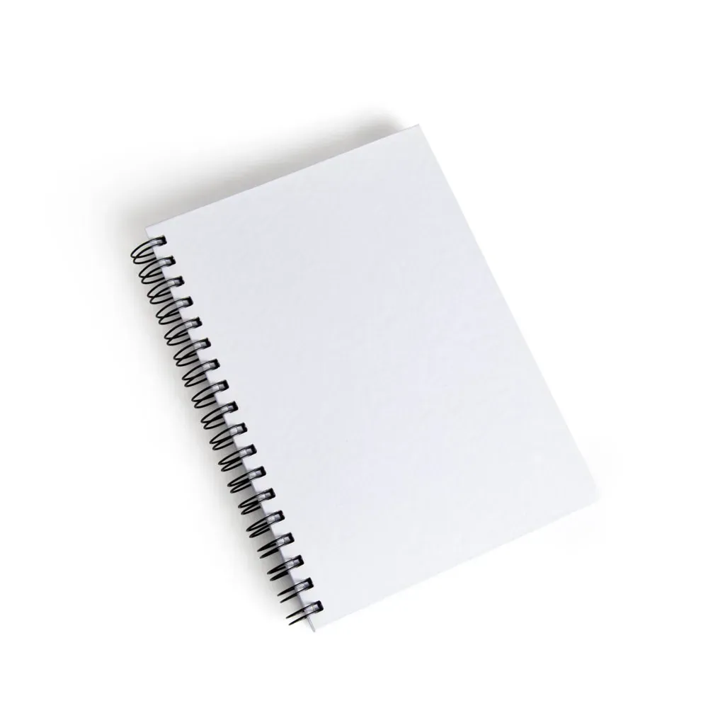 Caderno Pautado Com Wire-O - Branco - 23,5X18Cm - 100 Fls - Thumbnail 2