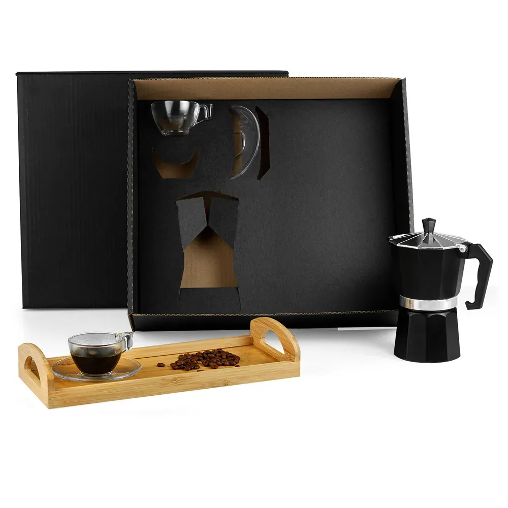 Kit Para Café Com Bandeja - 6 Pçs