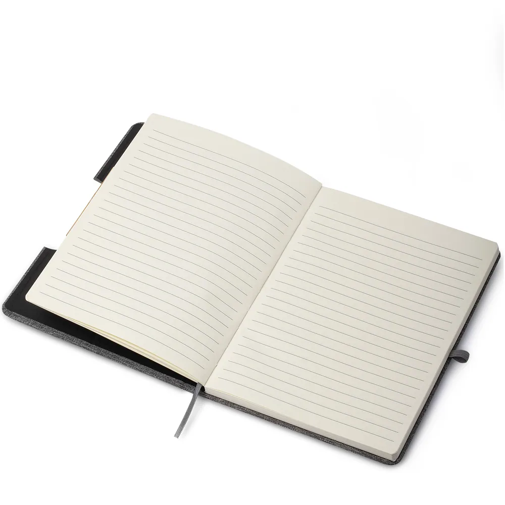 Caderno A5 Capa em RPET e detalhe em Bambu - Thumbnail 5