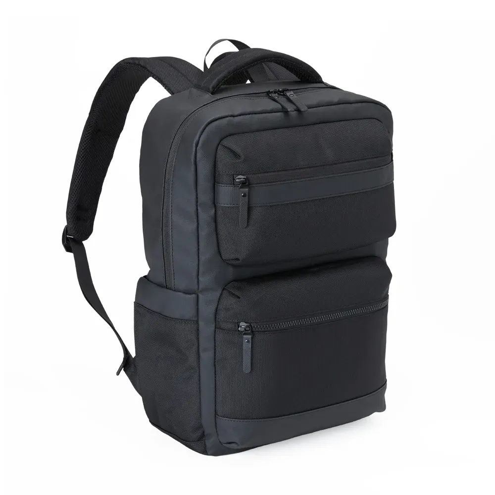 Mochila Em Polyester/Pu - Premium - 20L - Preta - Thumbnail 3