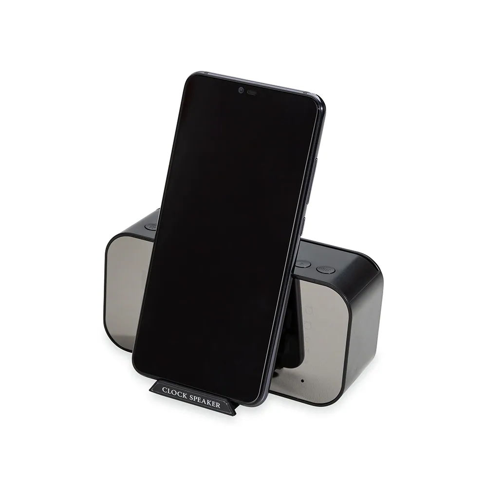 Caixa de Som Multimídia com Relógio e Suporte para Celular - Thumbnail 2