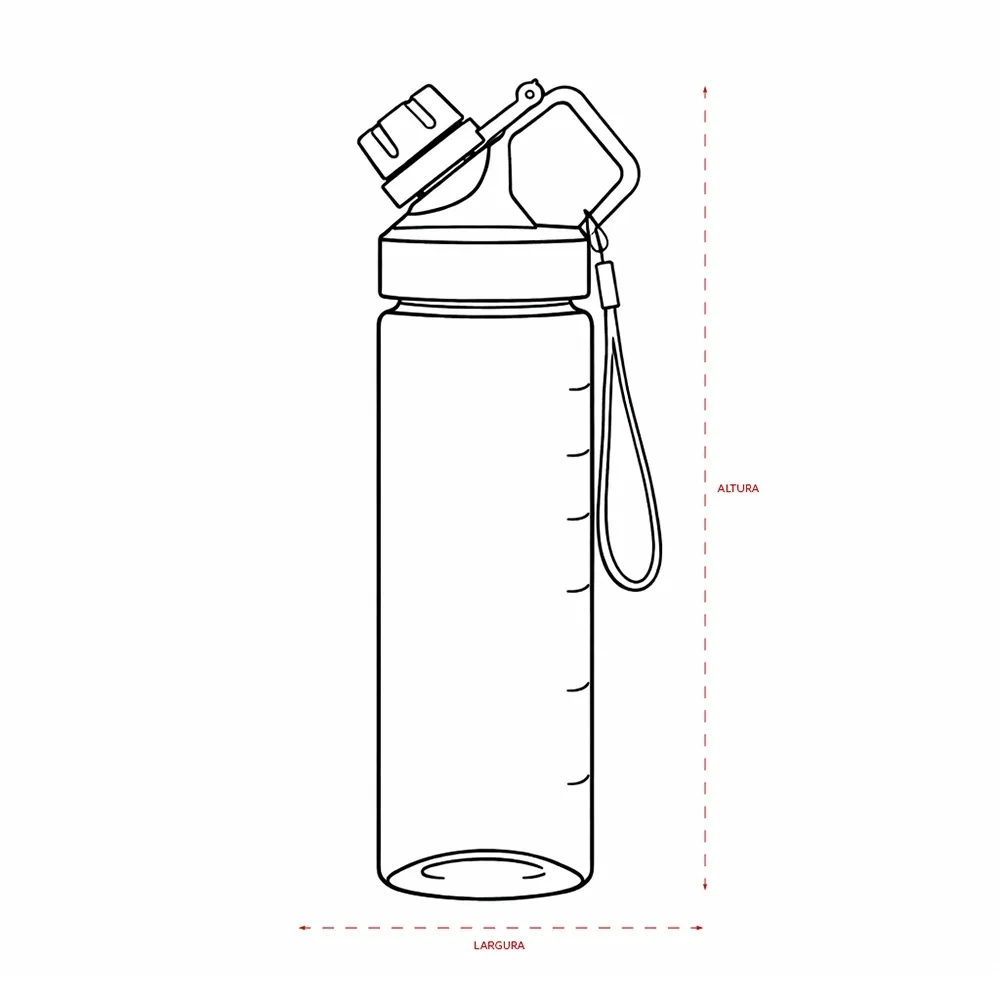 Squeeze Plástico 750ml - Thumbnail 8