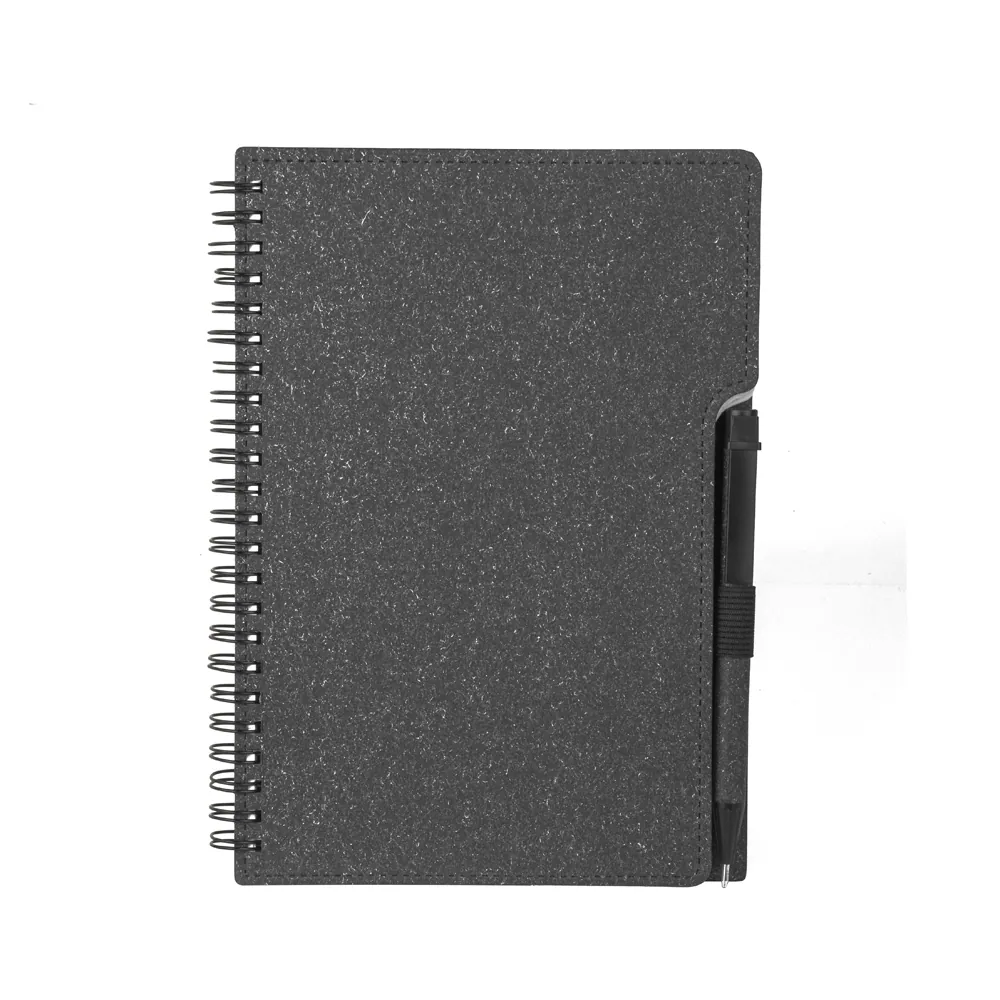 Caderno A5 Capa em Papelão Reciclado c/ Caneta - Thumbnail 7