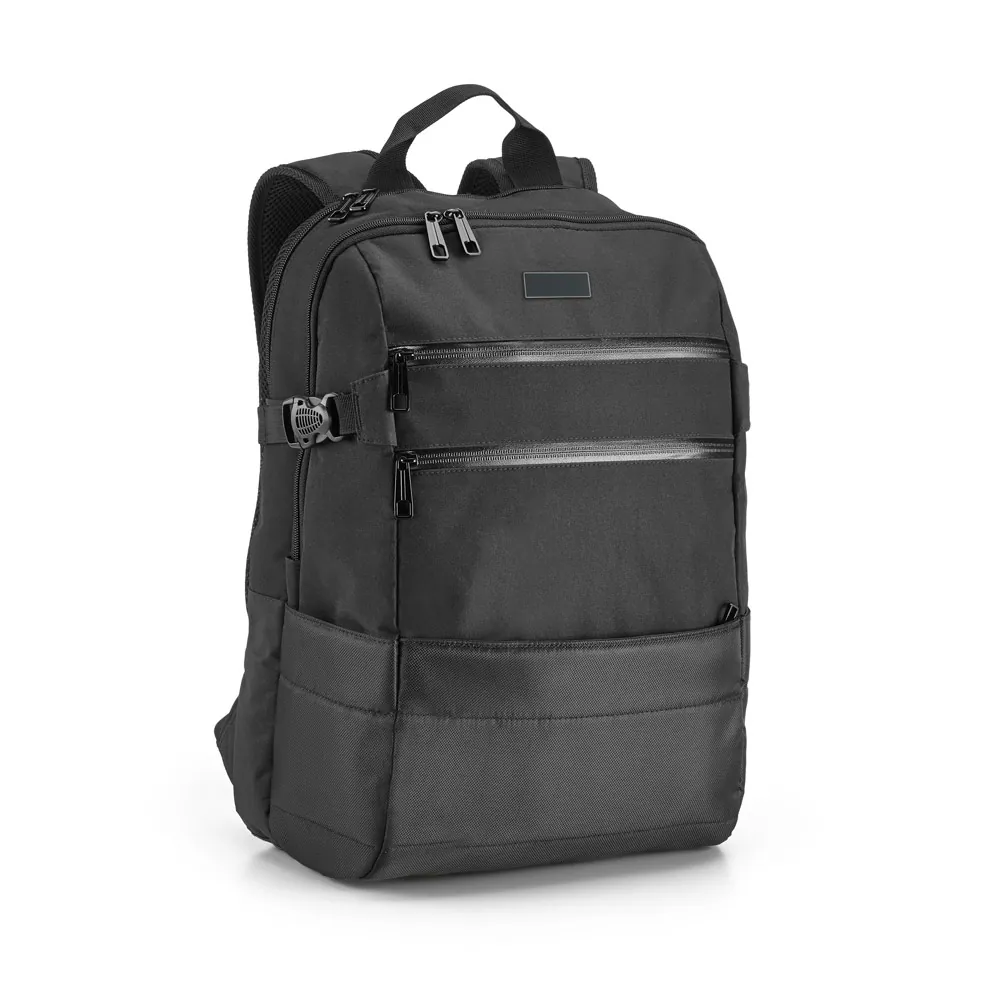 ZIPPERS PLATE. Mochila para notebook (15.6'') em 840D jacquard com dois compartimentos forrados (25 L) - Thumbnail 4