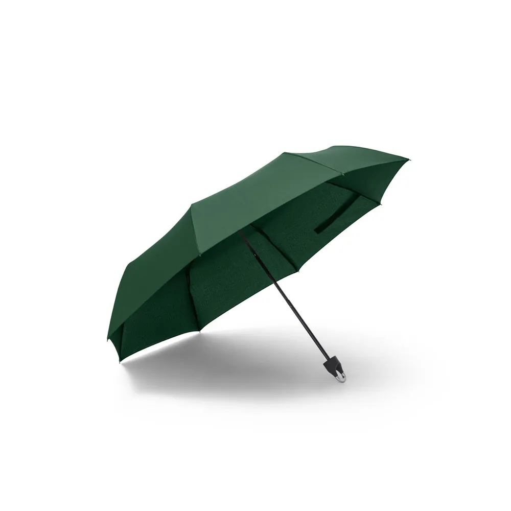 ARON. Guarda-chuva, dobrável, de 21'' em poliéster 100% reciclado pongee 190T - Thumbnail 17