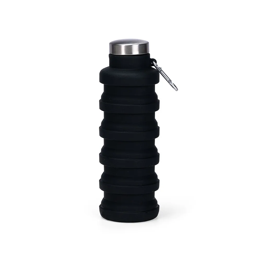Garrafa Retrátil Silicone 500ml - Thumbnail 8