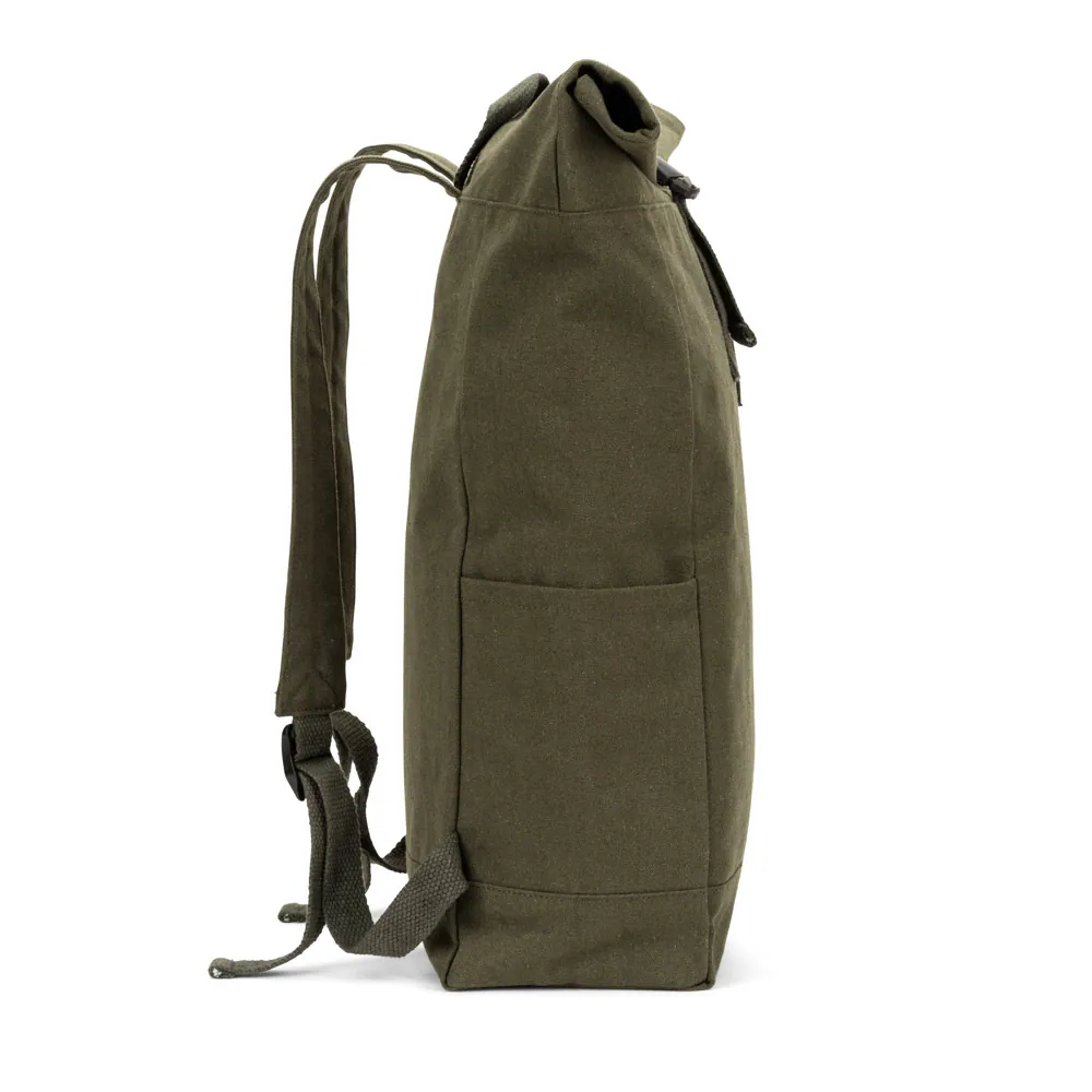 SAINT. Mochila "roll top" em algodão reciclado e poliéster reciclado (380 g/m²) - Thumbnail 8
