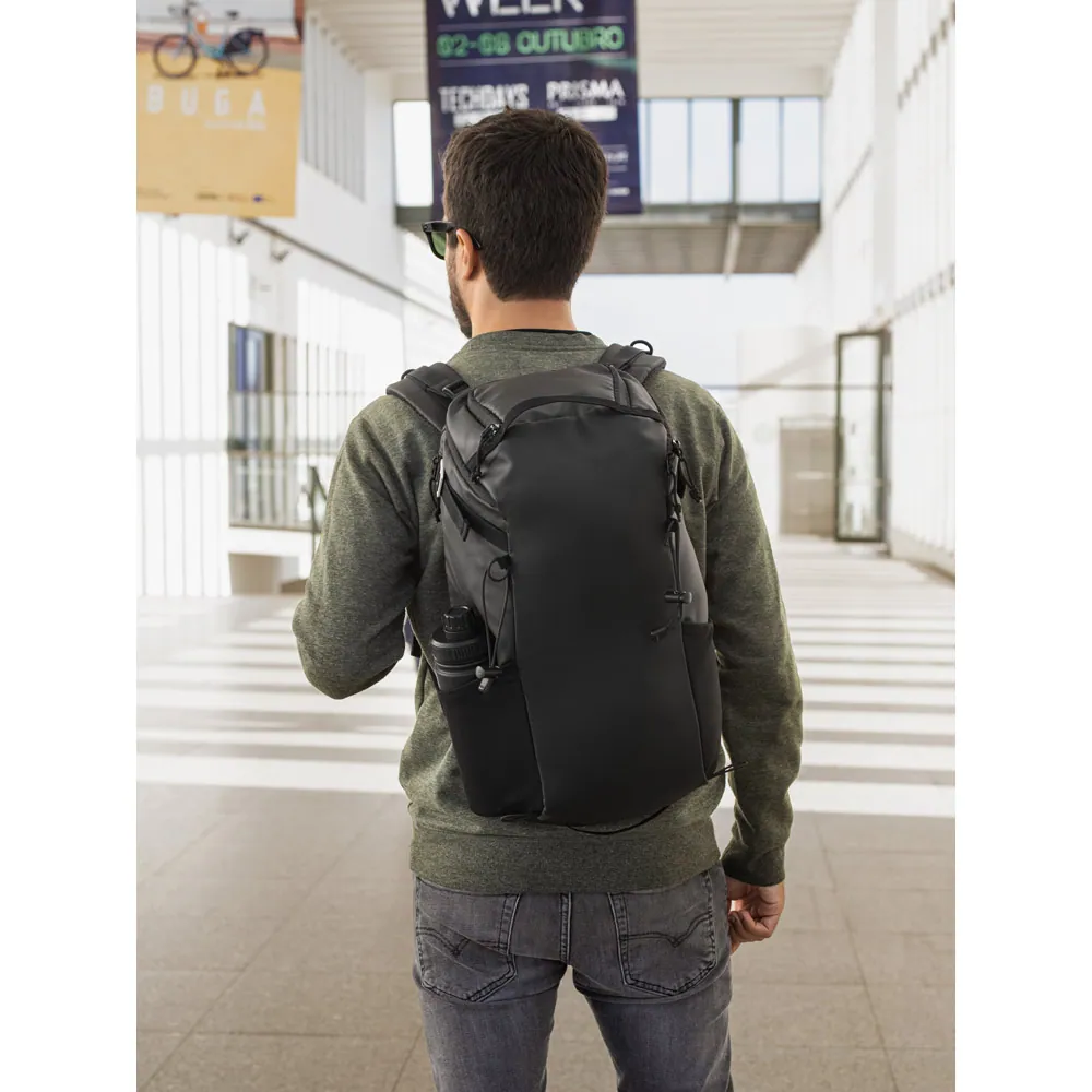 ALASCA. Mochila Hiking (14") com revestimento à prova de água em 600D poliéster reciclado e 210D poliéster reciclado (18 L) - Thumbnail 17