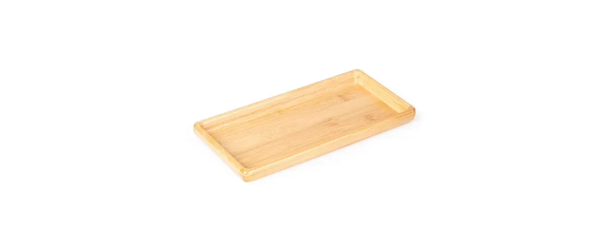 Bandeja Em Bambu Para Servir - 30X15Cm